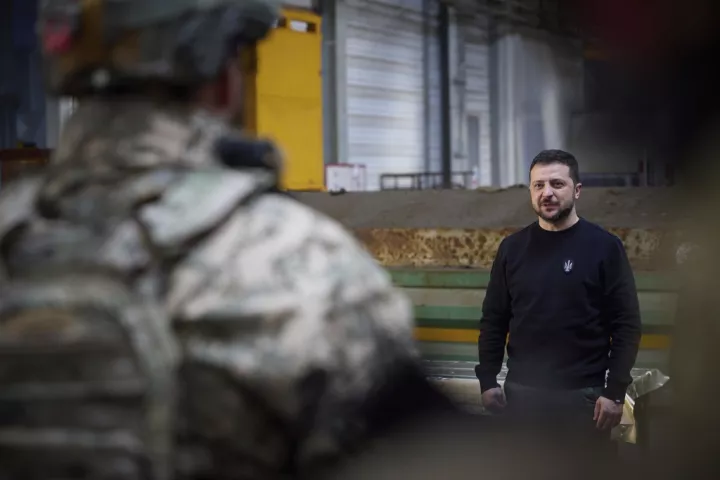 Ζελένσκι: Επισκέφτηκε τα σύνορα με την Πολωνία και τη Λευκορωσία