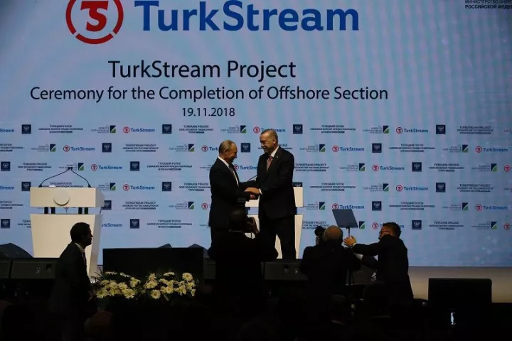 Εγκαινιάστηκε ο αγωγός TurkStream - «Καρφί» Ερντογάν για γεωτρήσεις στην Κύπρο