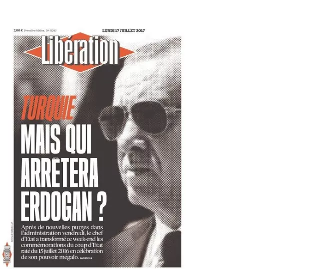 Liberation: «Μα ποιος τέλος πάντων θα σταματήσει τον Erdogan;»