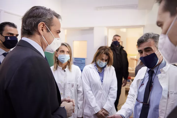 Κυρ. Μητσοτάκης: Είμαστε από τις καλύτερες χώρες στην Ευρώπη ως προς την ταχύτητα εμβολιασμού Κυρ. Μητσοτάκης: Είμαστε από τις καλύτερες χώρες στην Ευρώπη ως προς την ταχύτητα εμβολιασμού