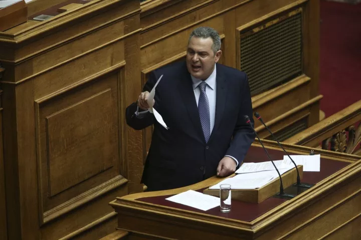 Π. Καμμένος: Δεν θα μας εκβιάσετε με τίποτα. Δεν έχουμε σκελετούς στα ντουλάπια μας