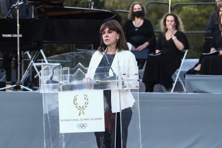 Κατ. Σακελλαροπούλου: Κήρυξε την έναρξη των εργασιών της 62ης Διεθνούς Συνόδου για Νέους Ολυμπιακούς Πρεσβευτές Κατ. Σακελλαροπούλου: Κήρυξε την έναρξη των εργασιών της 62ης Διεθνούς Συνόδου για Νέους Ολυμπιακούς Πρεσβευτές