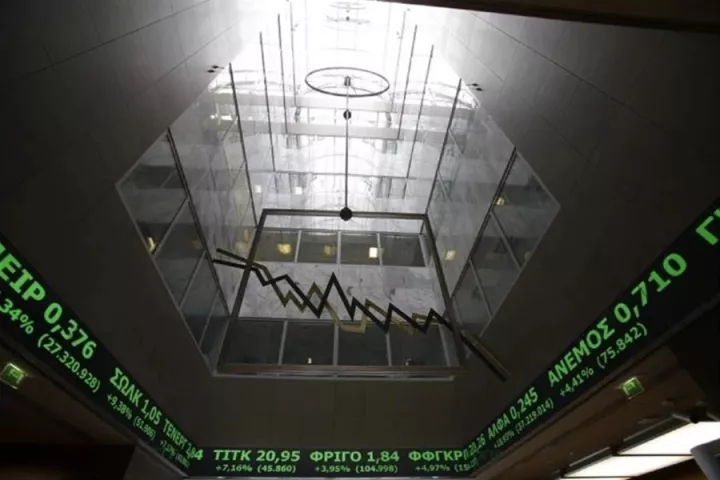 Χρηματιστήριο Αθηνών: Η Λαγκάρντ έφερε sell off  - Στα ύψη η απόδοση του 10ετούς